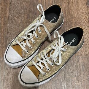 Cheetah Print Platform Converse